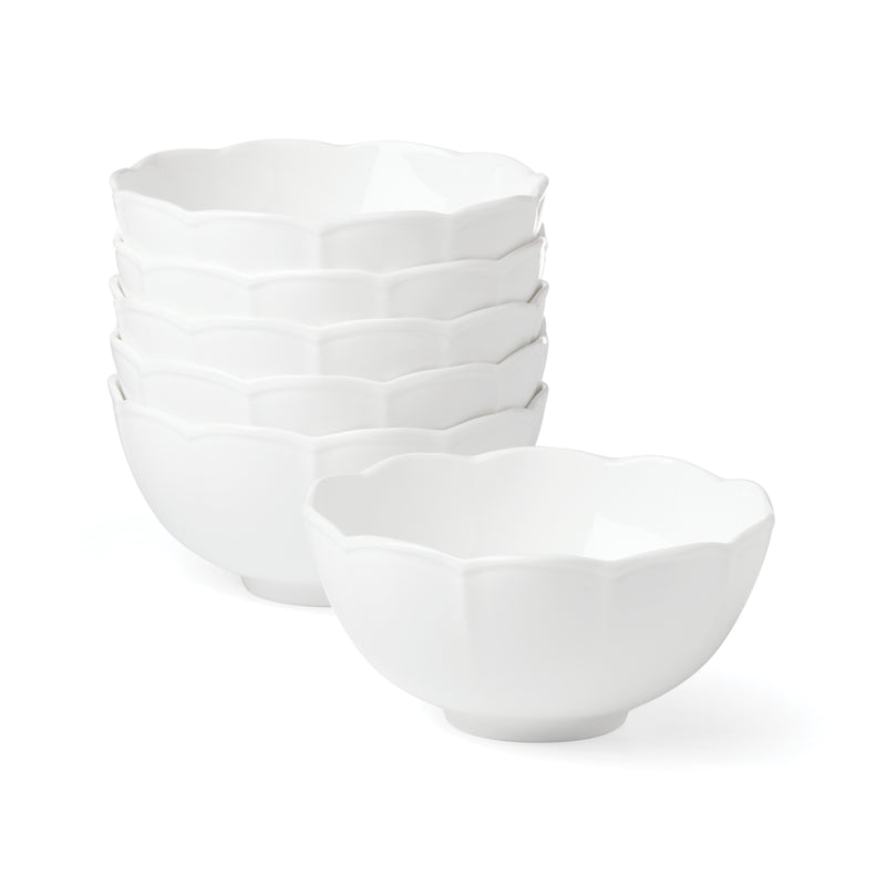 Studio 1414 Scallop, All Purpose Bowls, Set of 6