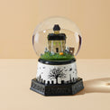 Haunted Village Lit Water Globe
