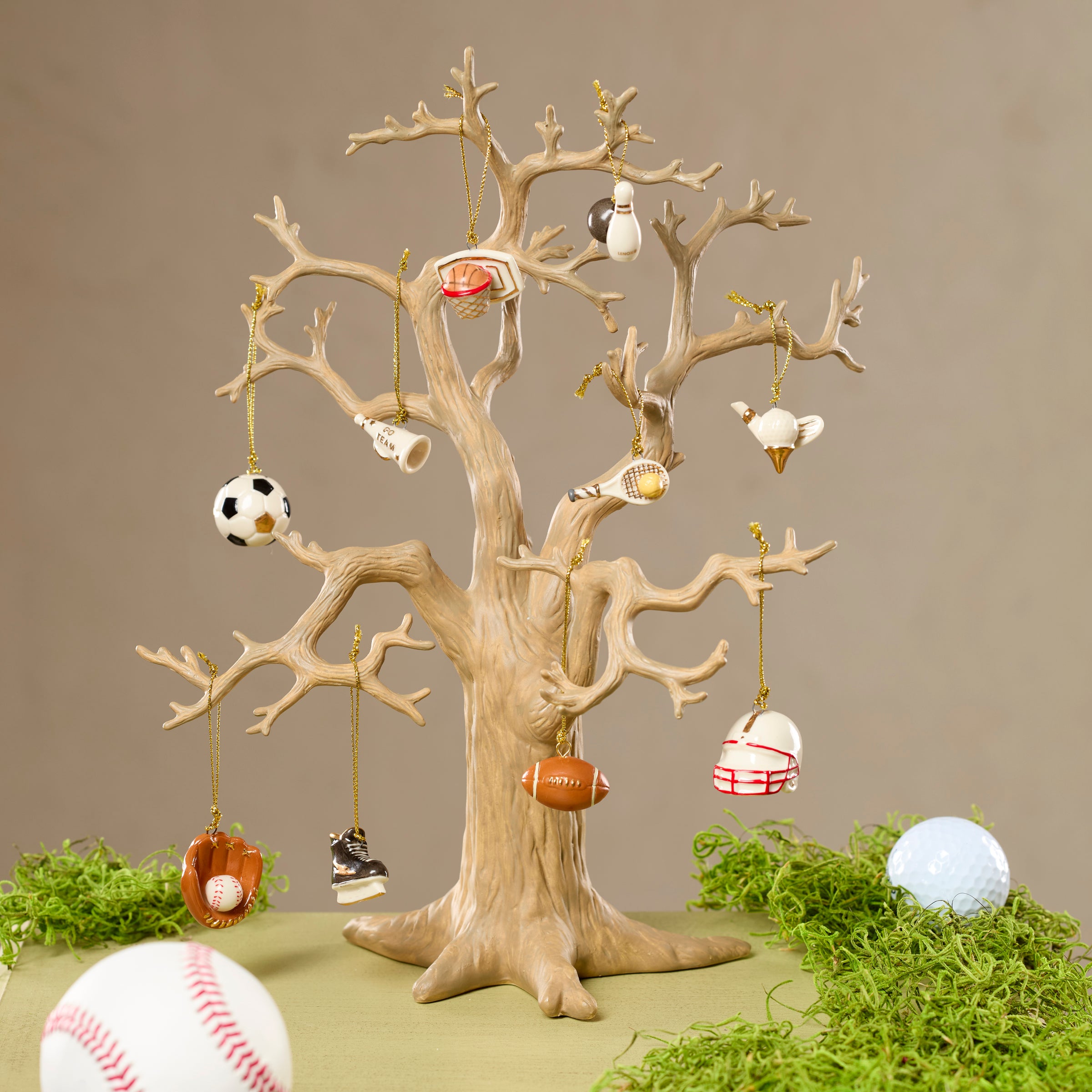Dreaming of Sports 10-Piece Mini Ornament Set – Lenox Corporation