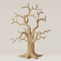 Rustic Oak Ornament Tree
