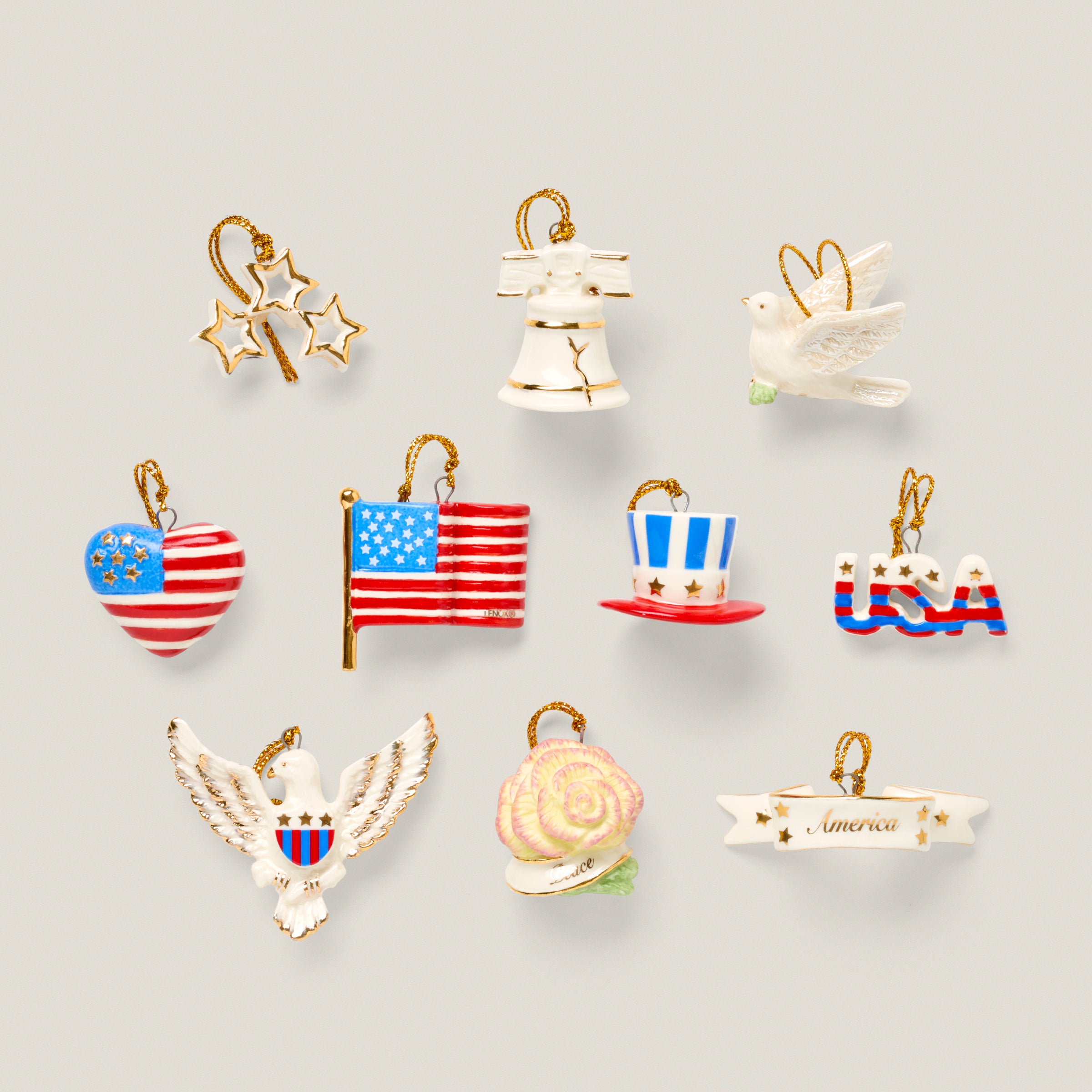 Tree of Independence 10-Piece Mini Ornament Set – Lenox Corporation