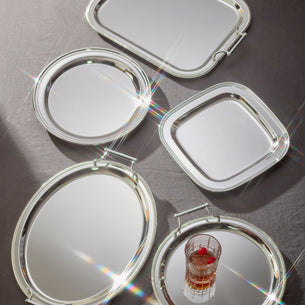 Derby Silverplate Square Tray
