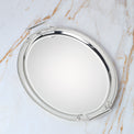 Oval Silverplate Tray With Handles