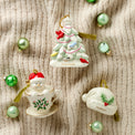 Coffee Tea & Me Snowman Ornament
