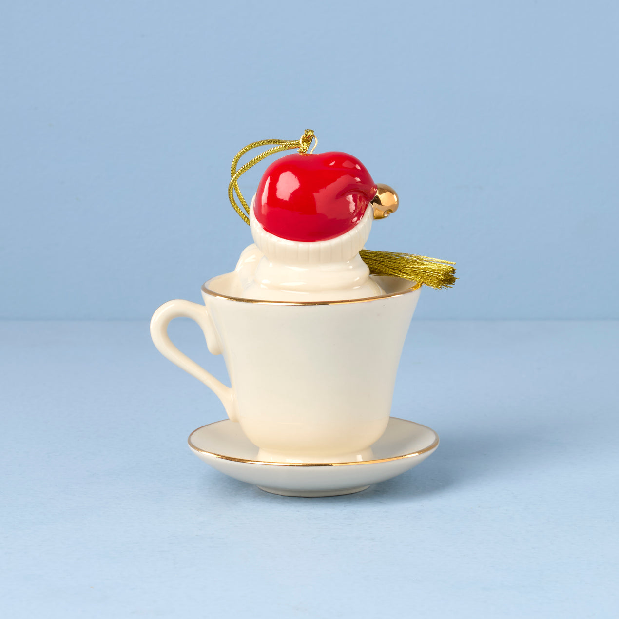 Coffee Tea & Me Snowman Ornament