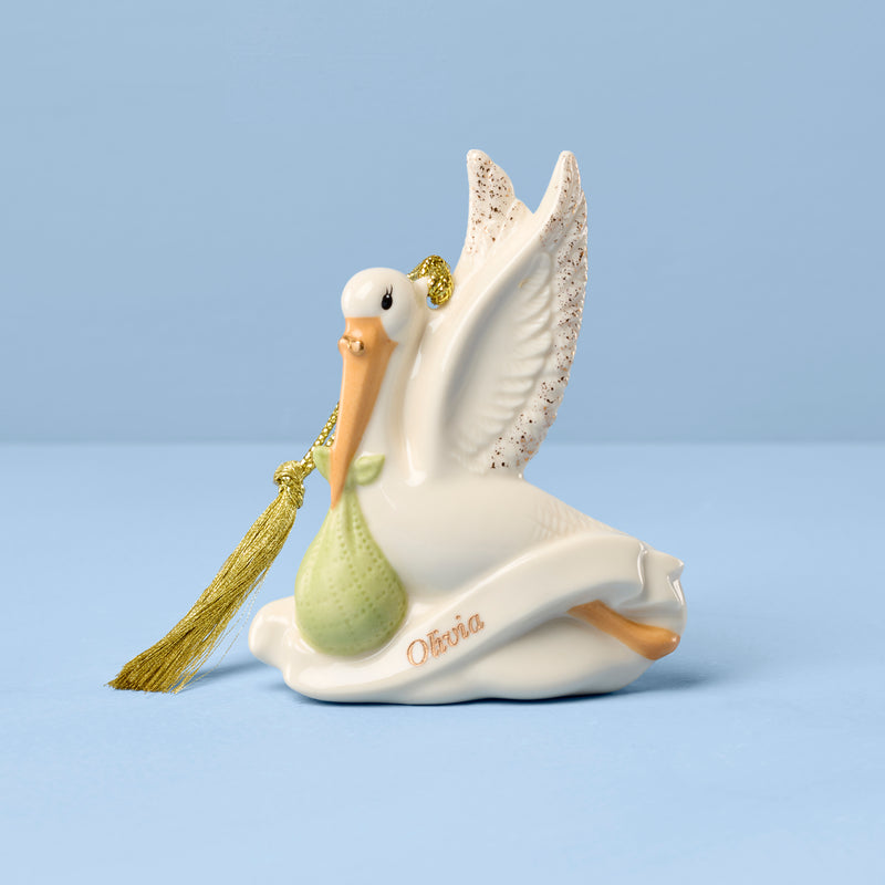 PZ We're Expecting Stork Ornament