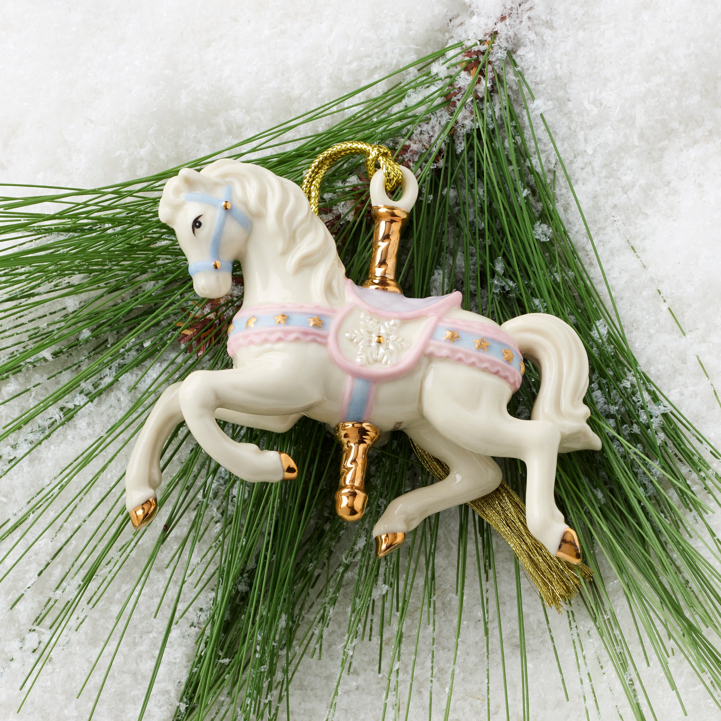 Snowflake Carousel Horse Ornament – Lenox Corporation