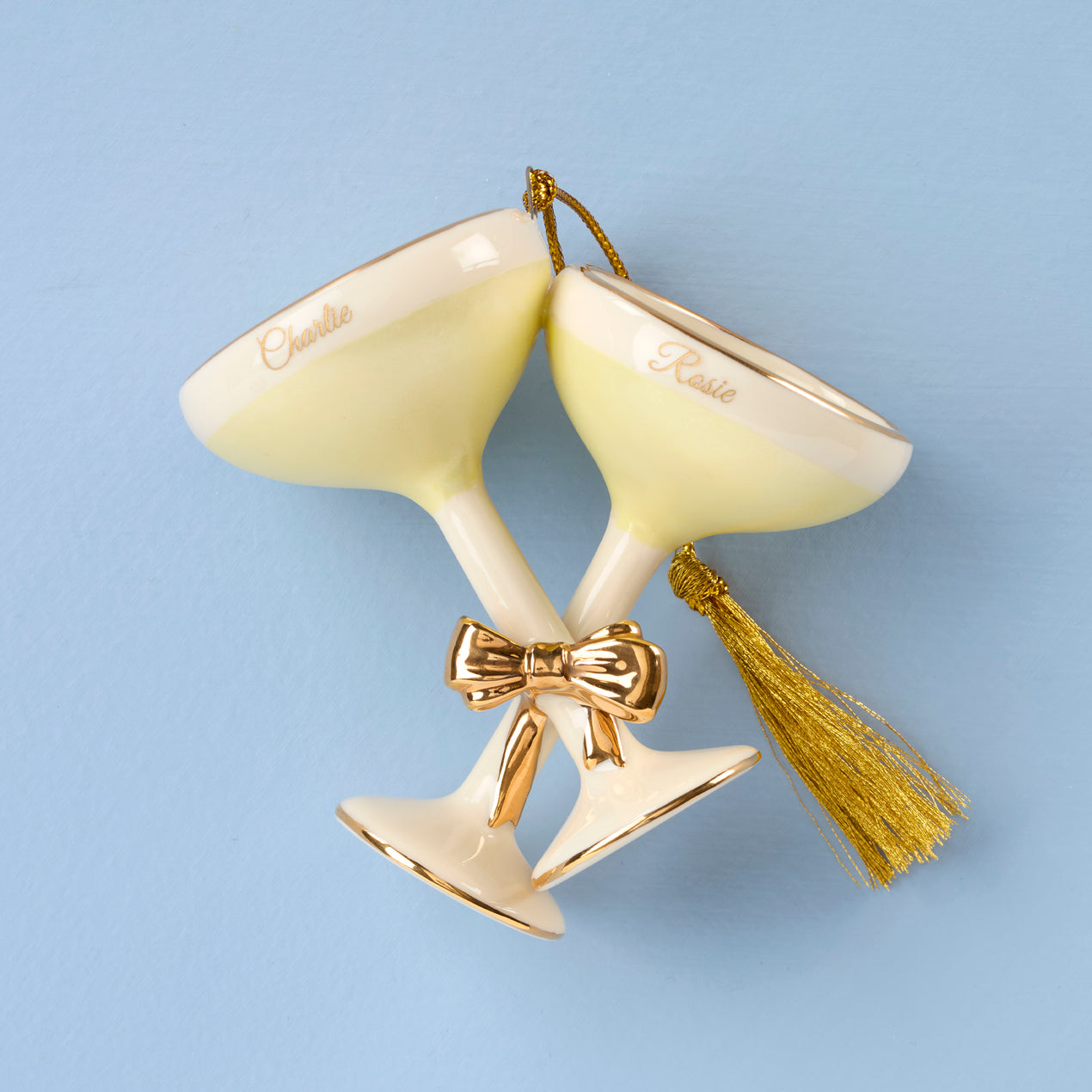 PZ Champagne Glasses Ornament