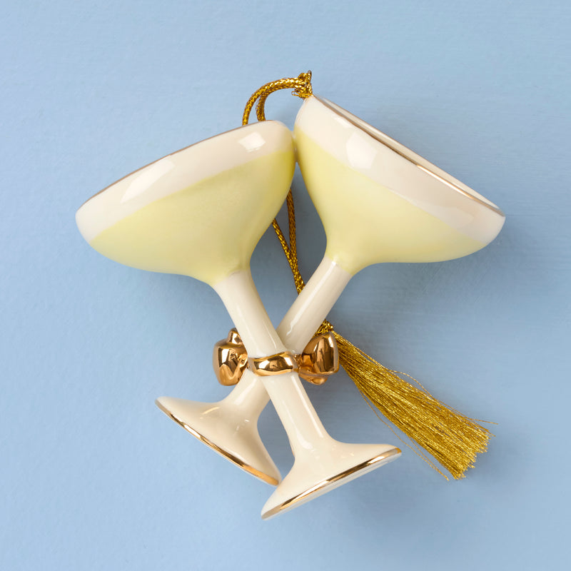PZ Champagne Glasses Ornament