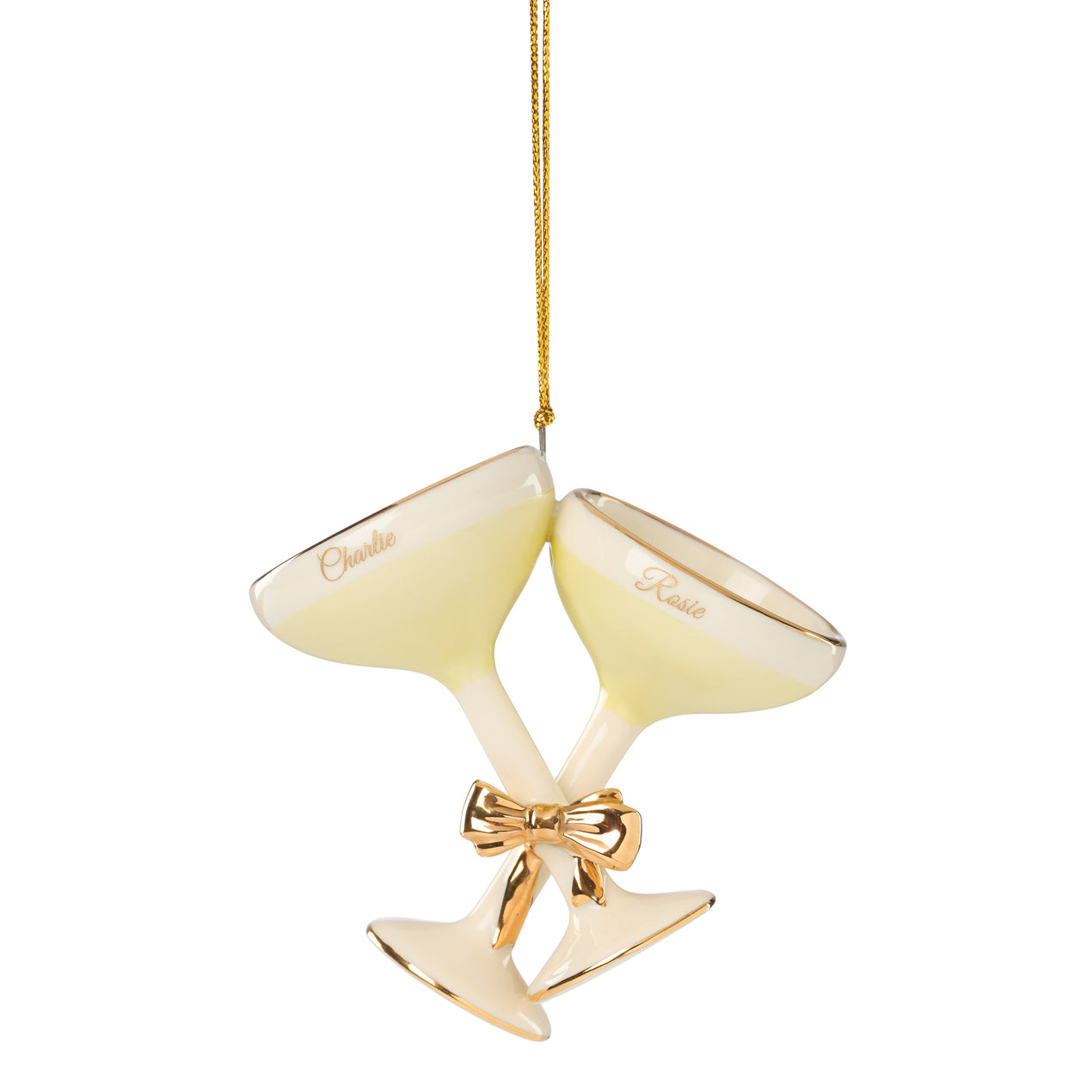 PZ Champagne Glasses Ornament