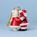 Santa & Mrs Claus Under Mistletoe Ornament