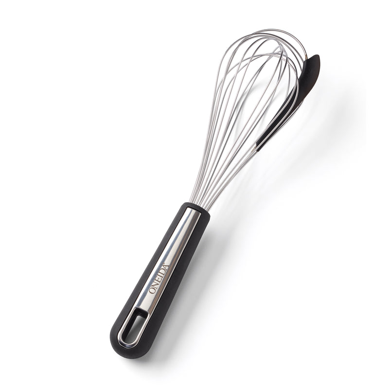 WHISK W/SCRAPER 12