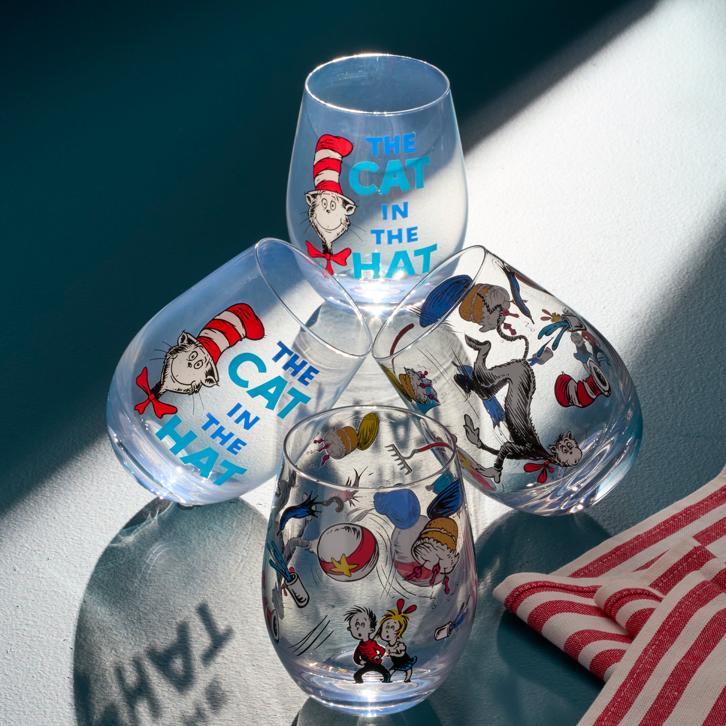Cat In The Hat Tumblers, Set of 4 – Lenox Corporation
