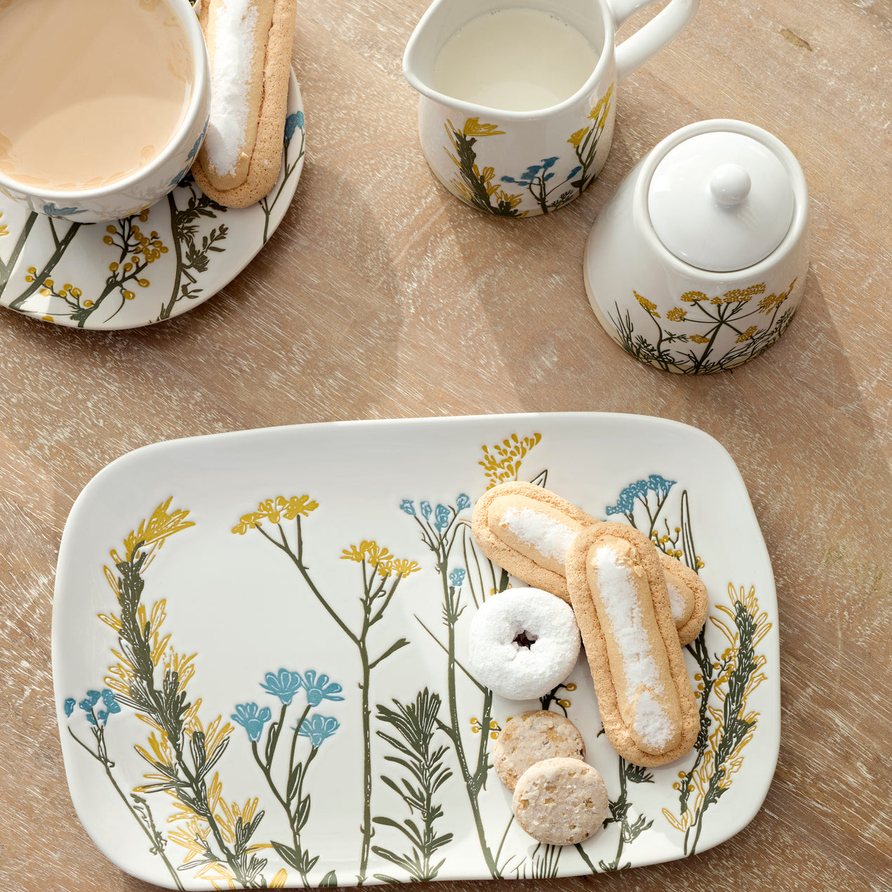 Wildflowers Sugar & Creamer Set