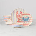 24 Seven Melamine, Wharfside 12-Piece Dinnerware Set