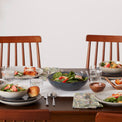 Organic Shades Gray 12 Piece Dinnerware Set