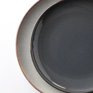 Organic Shades Gray 12 Piece Dinnerware Set