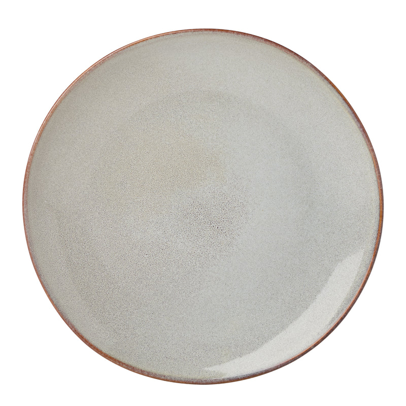 Organic Shades Gray 12 Piece Dinnerware Set