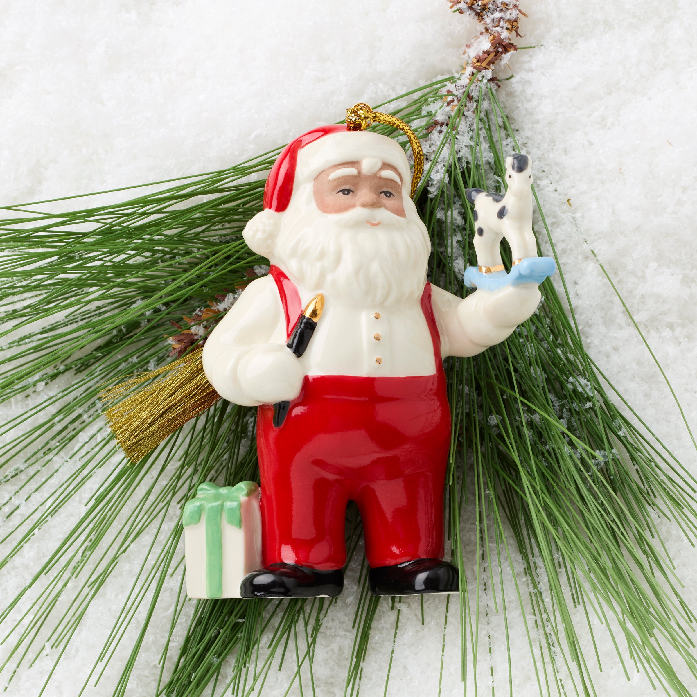 African American Santa Workshop Ornament – Lenox Corporation