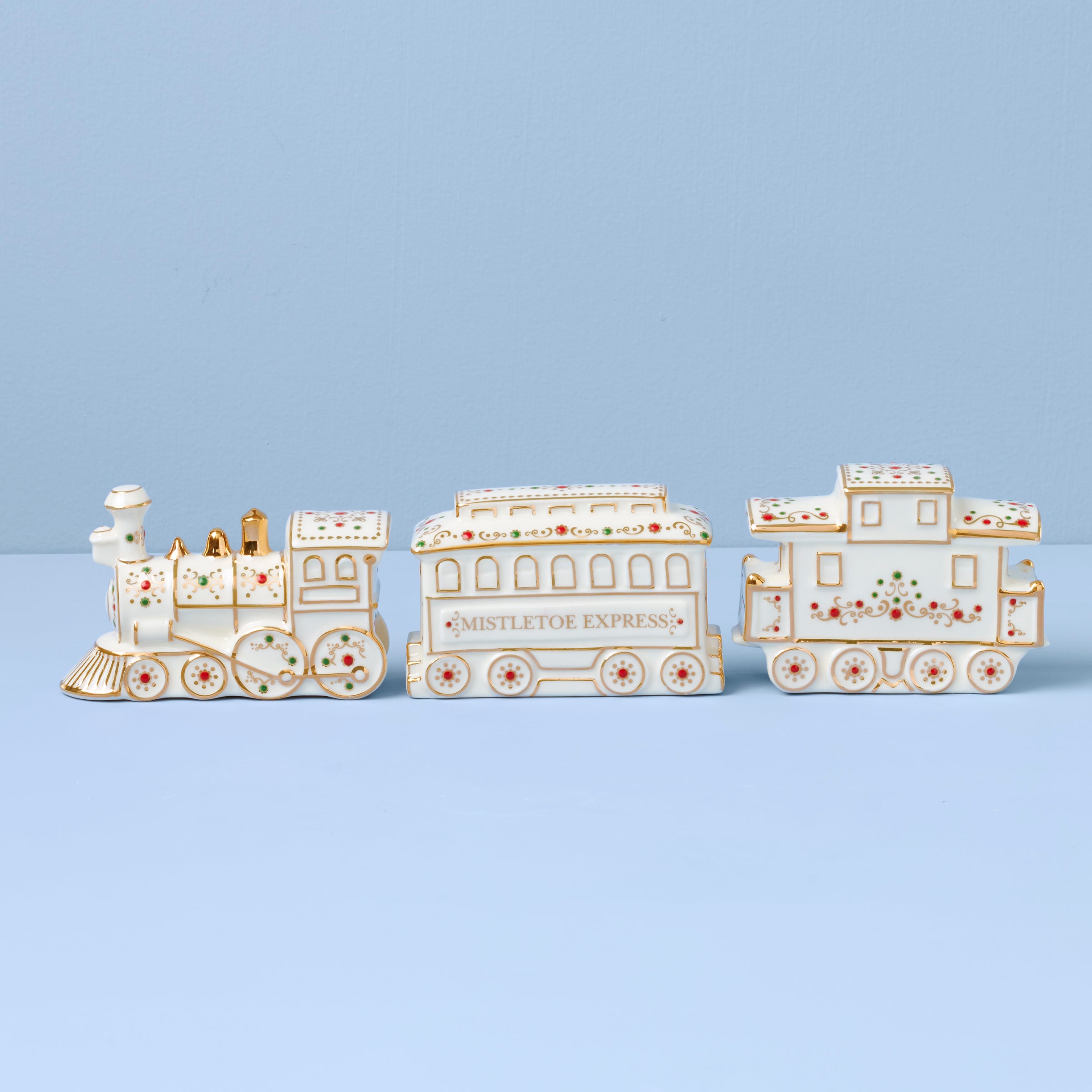 Mistletoe Park Train 3 Piece Figurine – Lenox Corporation
