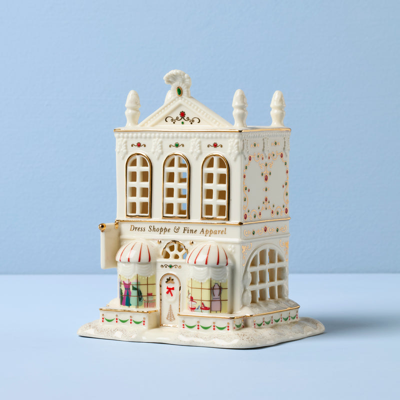 Mistletoe Park Dress Shoppe Lit Figurine