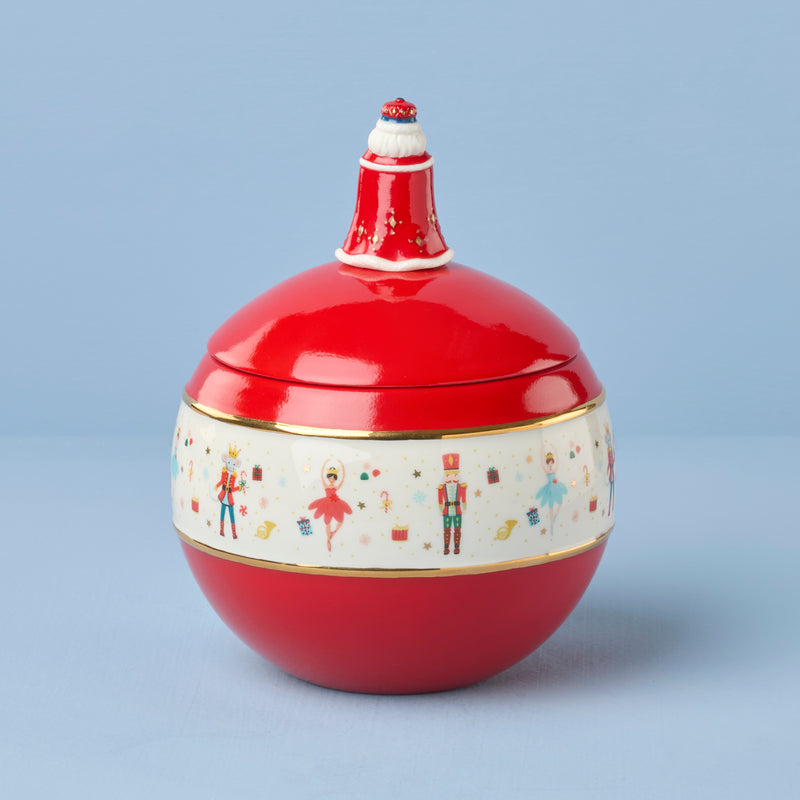 Nutcracker Ballet Covered Candy Jar