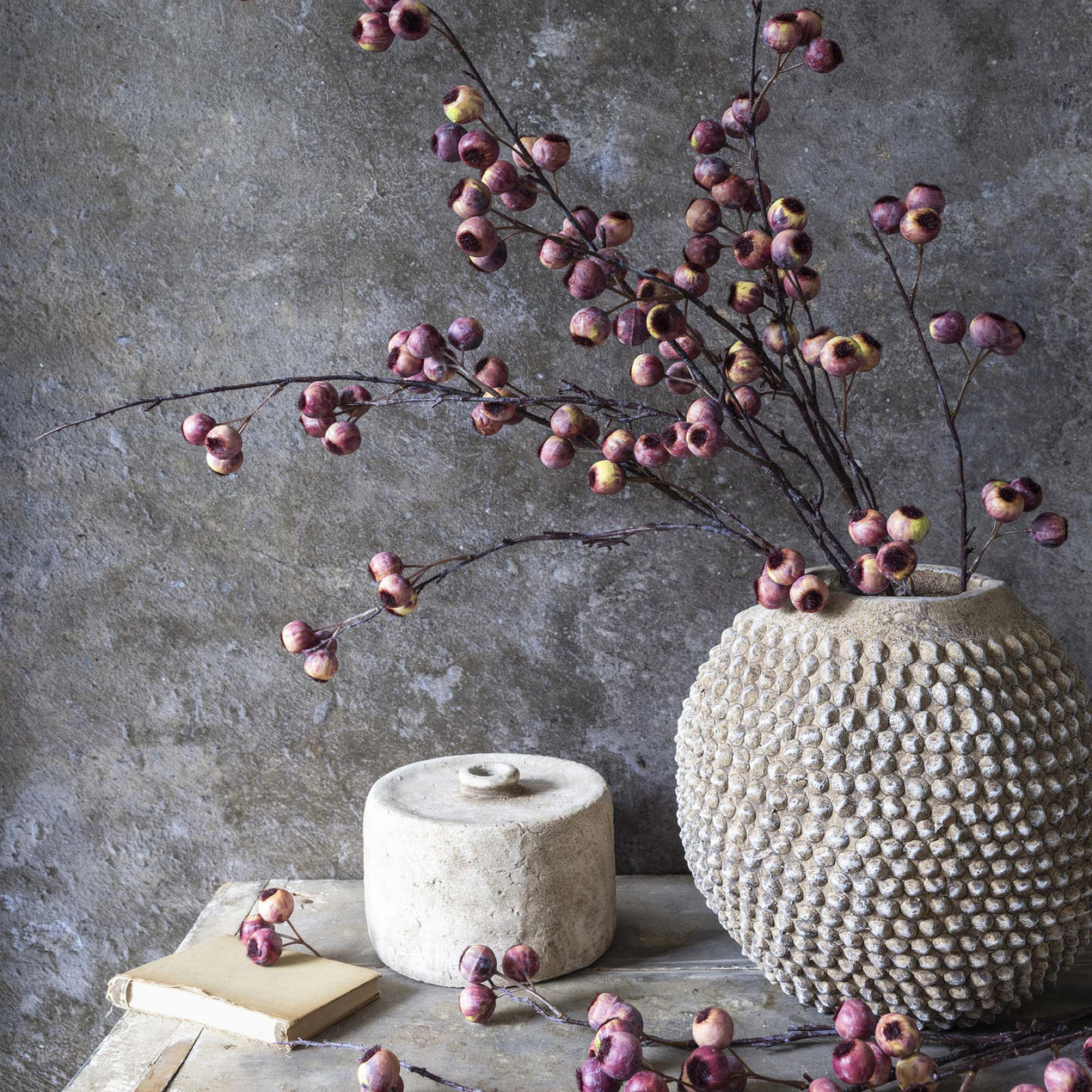 DTOC ARTIFICIAL BERRY HAWTHORN, PINK