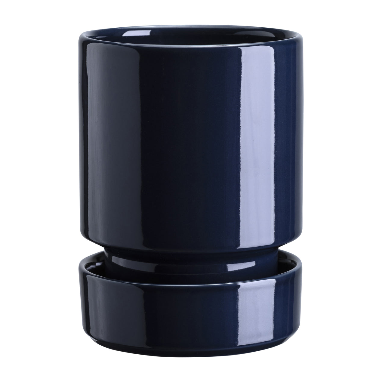 DTOC HOFF GLAZED SAPP BLUE POT SET, 12CM