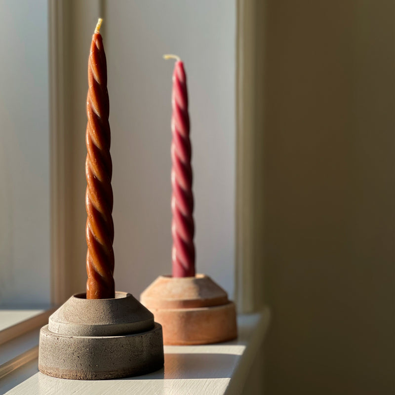 DTOC HOFF RAW ROSE CANDLEHOLDER