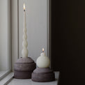 DTOC HOFF RAW GREY CANDLEHOLDER