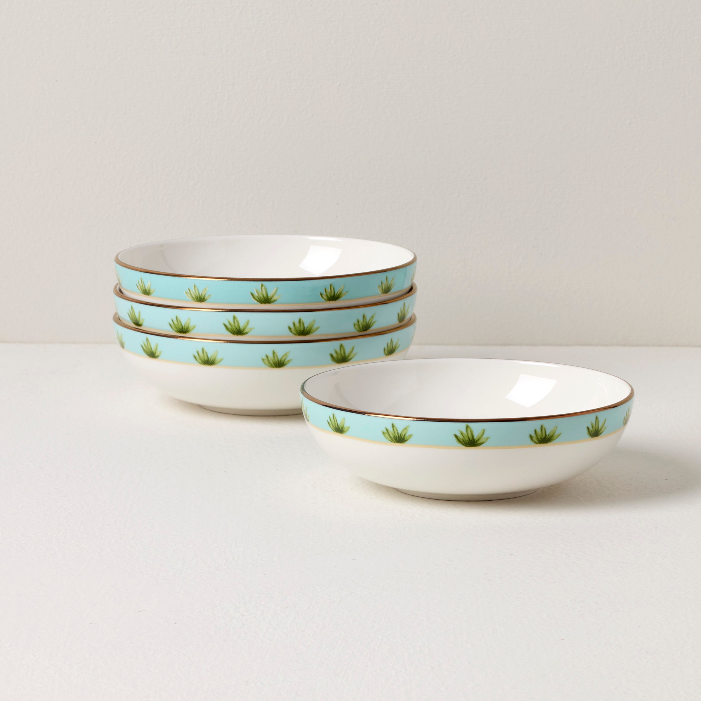 3連休セール ピンズラー American English セット British Colonial Tradewinds Fruit Bowls, Set of 4 – Lenox Corporation