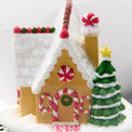 Winter Traditions Gingerbread House Musical Snow Globe
