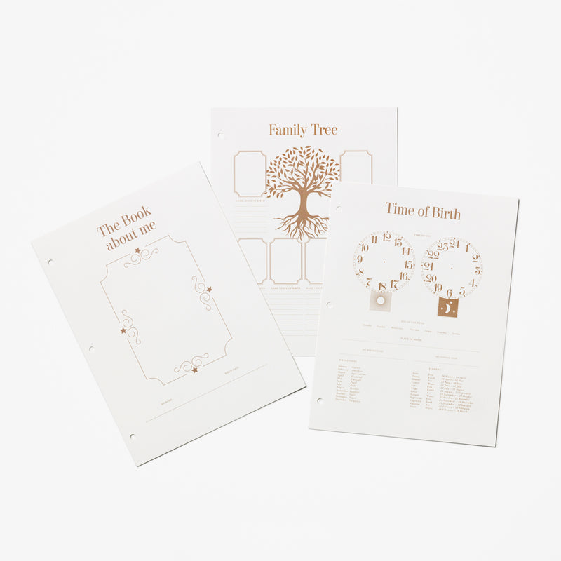 Baby Album Insert Paper - My First Year