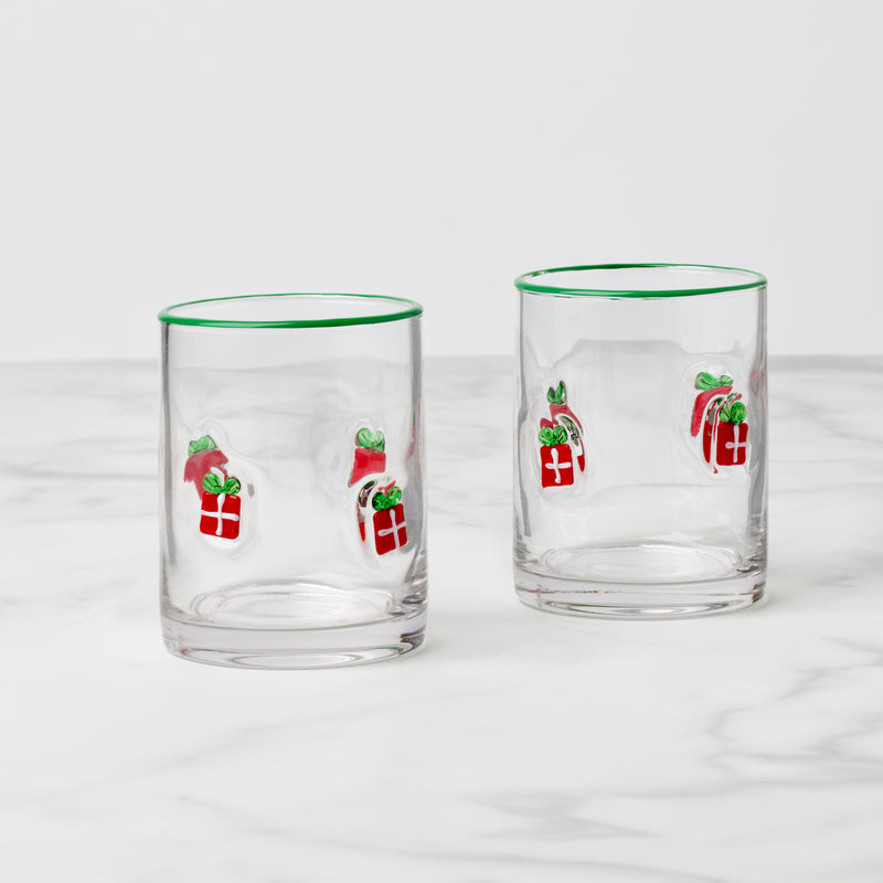 24 Seven Seasonal Gift-Embossed Tumblers, Set of 2