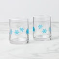 24 Seven Seasonal Snowflake-Embossed Tumblers, Set of 2