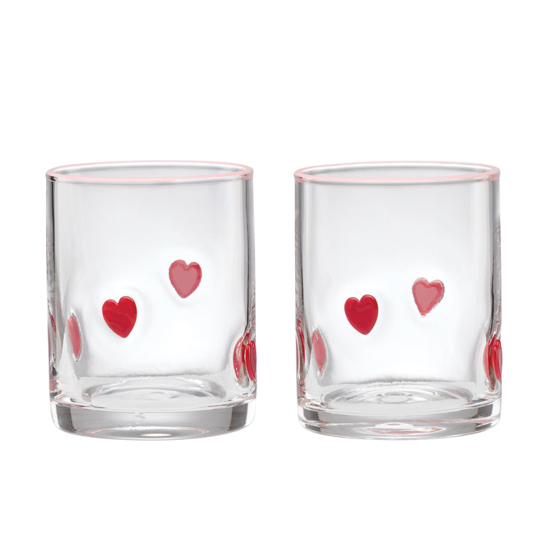 24 Seven Heart Tumbler, Set of 2