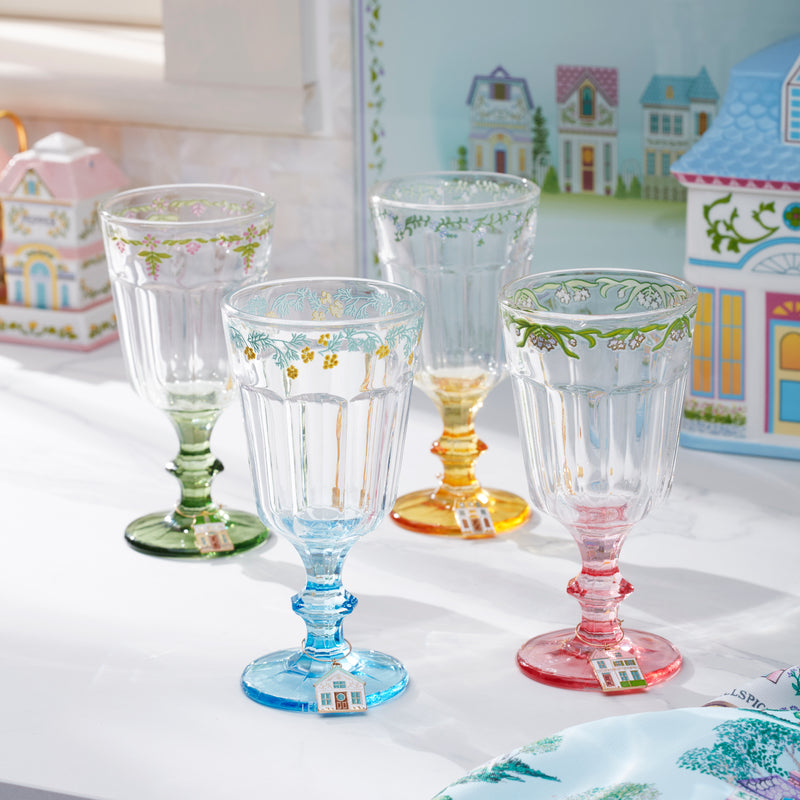 Lenox Spice Wine Glass with Charm, Set of 4