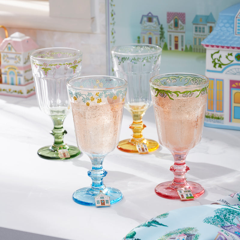 Lenox Spice Wine Glass with Charm, Set of 4