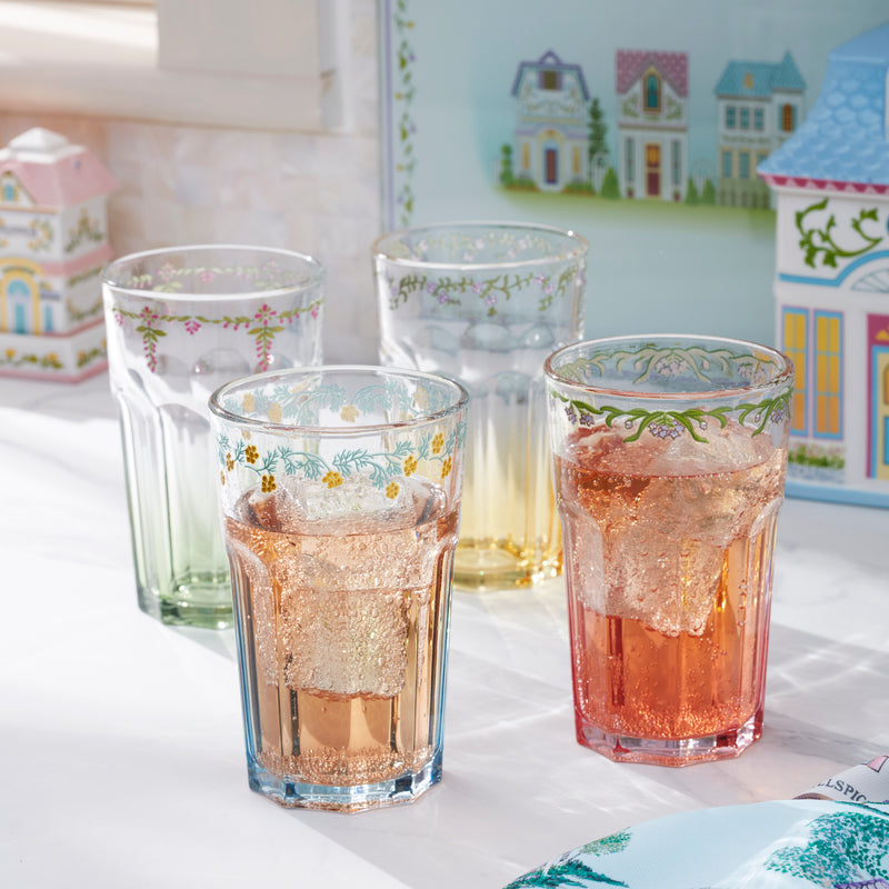 Lenox Spice Village Tall Tumbler, Set of 4