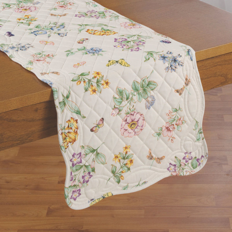 DTOC Lenox Butterfly Meadow Quilted Runner