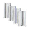 DTOC Lenox Blue Bay Stripe Napkins, Set of 4