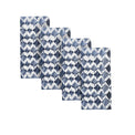 DTOC Lenox Blue Bay Diamond Napkins, Set of 4