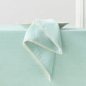 DTOC Lenox French Perle Solid Napkins, S/4, Ice Blue, 19x19