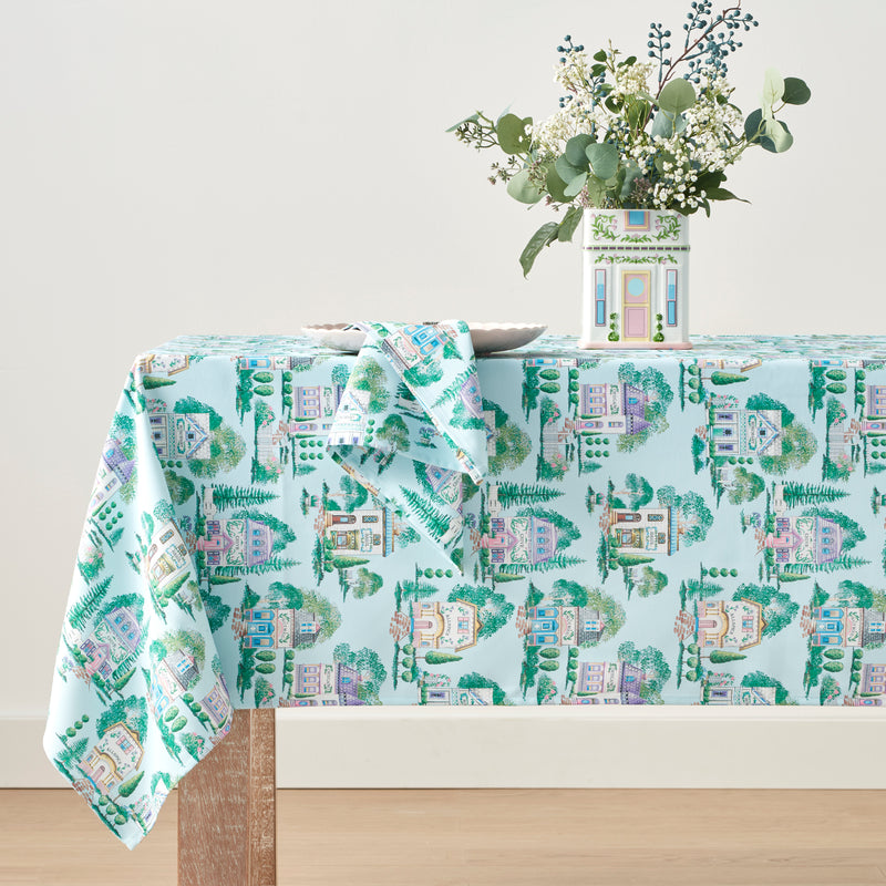 DTOC Lenox Spice Village Allover Tablecloth, 60x120