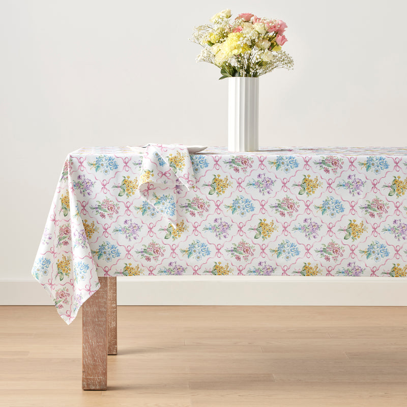 DTOC Lenox Bouquet Ribbon Tablecloth, 60x84