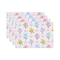 DTOC Lenox Bouquet Ribbon Placemats, Set of 4, 13x19