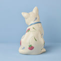 Poppies on Blue Kitten Cookie Jar