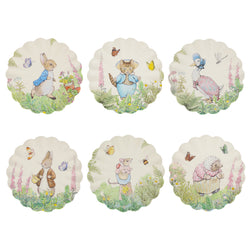 Peter Rabbit™ Reusable Small Plates, Set of 6