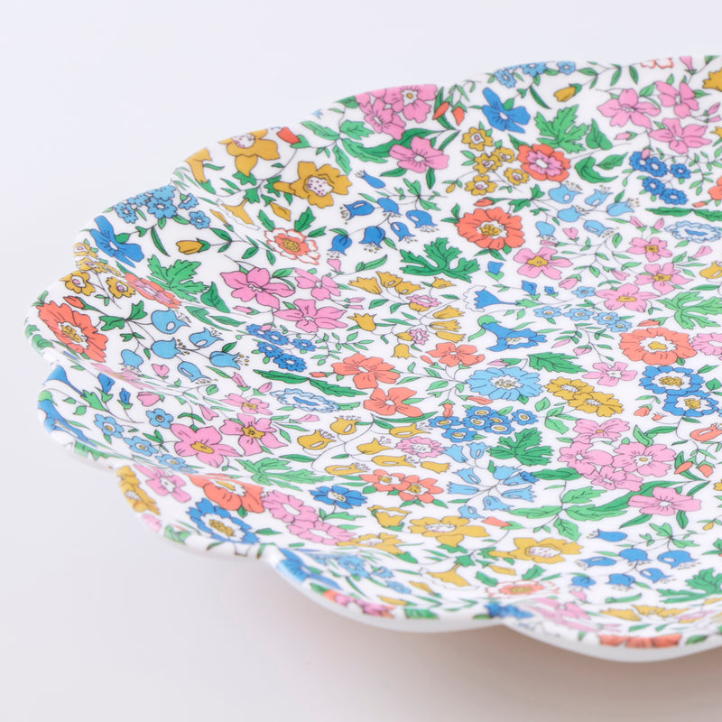 Meri Meri x Liberty Garden Party Reusable Large Plates S/6