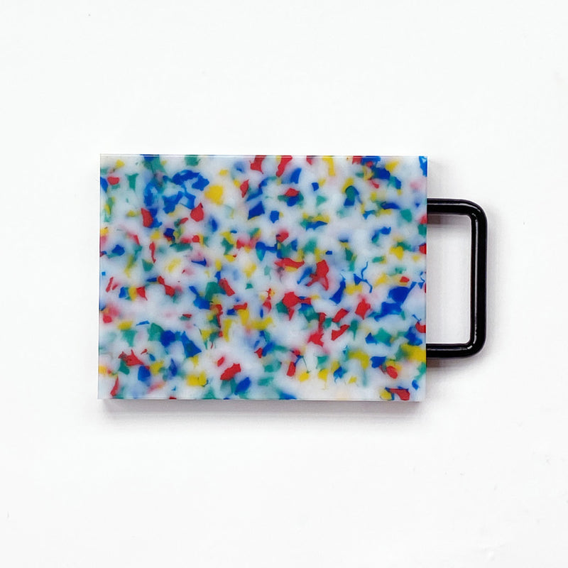 DTOC Small Cutting Board with Handle - Multi Confetti